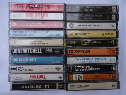 Vintage cassette tapes - 20,