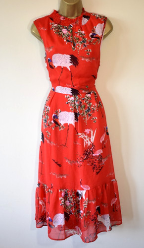 Abito midi sofie schnoor - midi, rosso