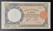 50 lire 17/05/1943 Capranesi Lupa Capitolina Fascio L'Aquila *SPL+*