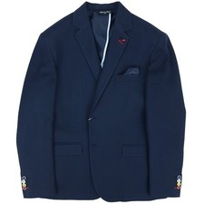 Giacca Uomo Elegante Blu Abito