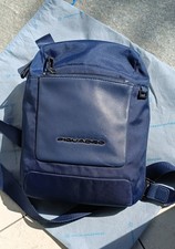 Borsello Piquadro Monospalla Uomo Misto Pelle Blu modello Ps 7262