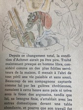 Pittura Acquerello 1930 Achmet-Reis Libro Pietra Melone Illustrazione Arte