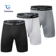 Pantaloncini Scalda Muscoli Termici a Compressione Pantaloncini per Uomo Fitness