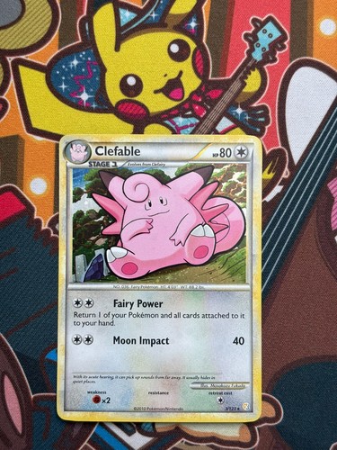 Clefable holo 123 heartgold - clefable, 3/123