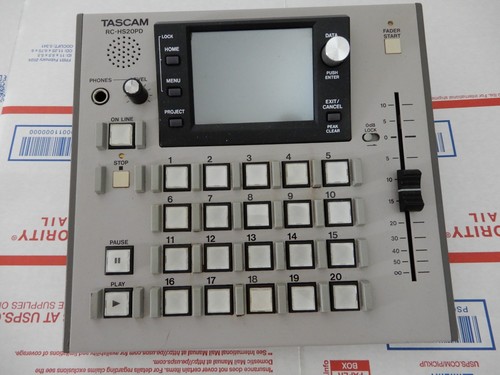 Tascam hs20pd controller - tascam, rc-hs20pd