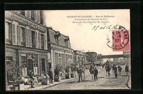 Cpa nogent sur - cpa, rue