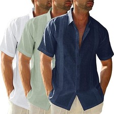 Camicia vintage Guayabera uomo