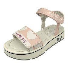 Sandalo colore rosa con cuori