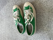 Pinko Green & White Sneakers