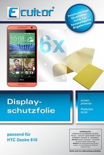 6x Pellicola per Ecultor HTC Desire 610 Prottetiva Transparente Proteggi Schermo