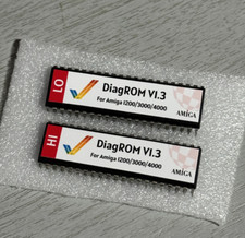 Commodore Amiga Chip DiagROM 1.3 Diagnostic ROM SET LO HI  Amiga 1200 3000 4000