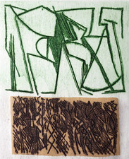 Riccardo LICATA "Barena" 2007 xilografia originale datata firmata