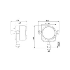 Faro elettrocomandato Night