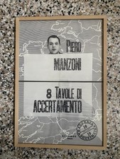 Manzoni Piero Manifesto / Poster 56 x 38 cm. Milano Galleria Apollinaire 1968