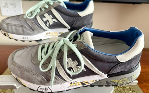 Premiata men sneakers gray - men's, sneakers,