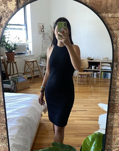 Helmut lang abito bodycon nero - abito,