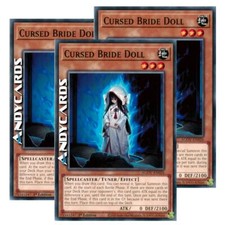 3x CURSED BRIDE DOLL • (Bambola Sposa Maledetta) • Comune • AGOV EN026 • 1Ed