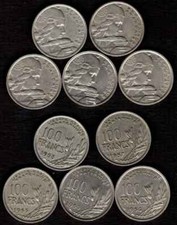 FRANCIA 1954-58 100 franchi 5