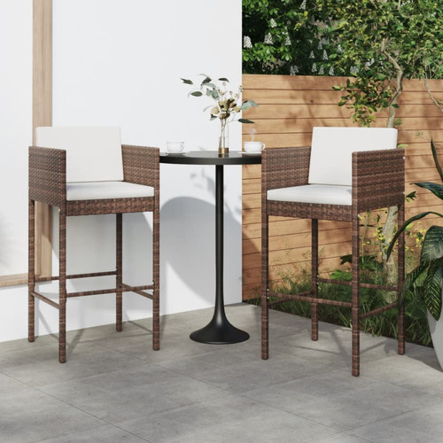 Sgabello bar marrone - da,