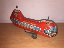 Dott G.R. ELICOTTERO VERTOL 107 Giocattolo Latta a Molla 23 cm Vintage Japan