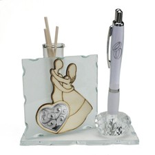 33119 Bomboniere Profumatore PortaPenne Cristallo Albero Vita Sposi Anniversario