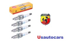KIT 4 CANDELE ABARTH 500 595 695 GRANDE PUNTO ORIGINALI NGK IKR9J8 LASER IRIDIUM