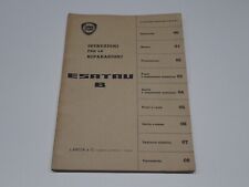 LANCIA ESATAU B AUTOCARRO ISTRUZIONI PER LE RIPARAZIONI 1960 (S)