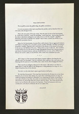 Rare EZRA POUND Broadside