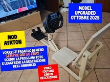 Postazione guida simracing simulatore F1 Mod. AYRTON.Ps4 Ps5 Xbox PC Salvaspazio