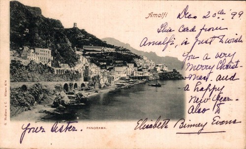 Salerno amalfi panorama - amalfi,