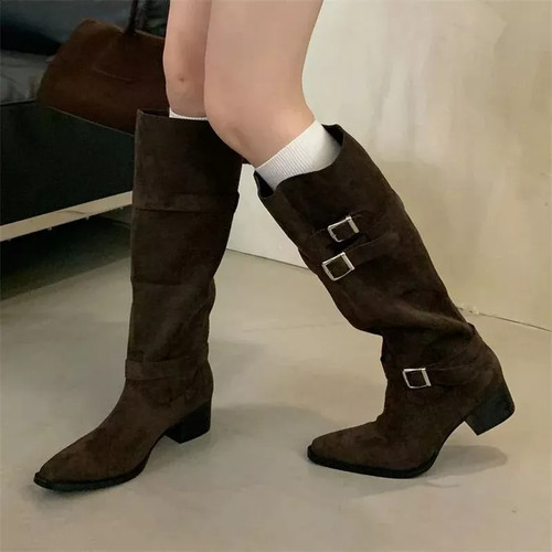 Stivali donna neri alti - neri,