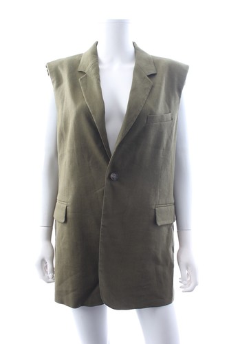 Gilet twill misto lino - in,