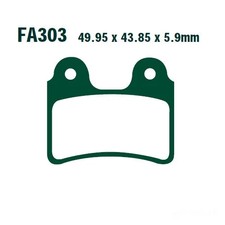 Pastiglie freno anteriori ebc - pastiglie,