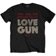 Kiss shirt love - gun, pull