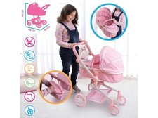 PASSEGGINO ROSA COMBINATO 3 IN