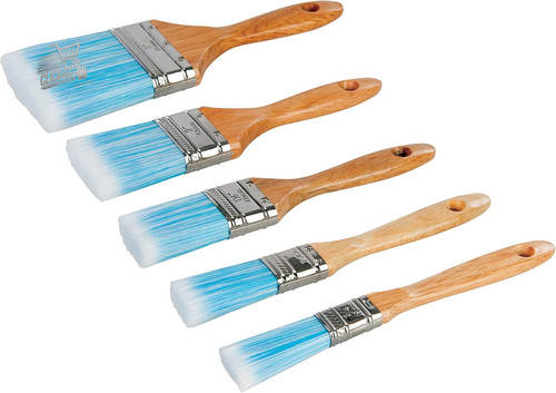 Set pennelli piatti 5pz - piatti,