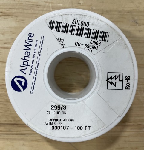 Alpha wire 299 sv005 filo - alpha, 299/3