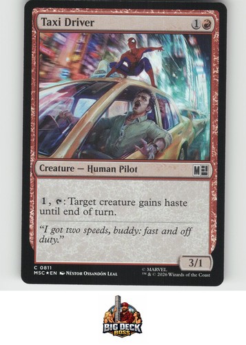 Taxi driver commander marvel - commander:,