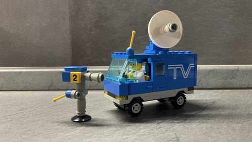 Lego 6661 van mobile tv - tv, van/mobile