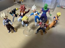 Lotto di 8 personaggi manga figure DRAGON BALL vendita set Piccolo Goku Veget...