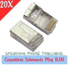 Connettore rj45 schermato per