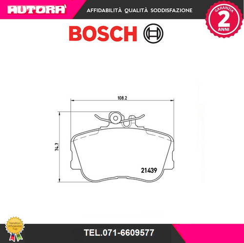 0986460977 kit pastiglie freno - 0986460977,