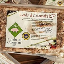 Lardo di Colonnata IGP pezzo da circa 2,5 kg alta qualità