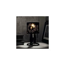 Viabizzuno a2 541 01 riccami comodino e14 40w 240v ricoperto in velluto nero