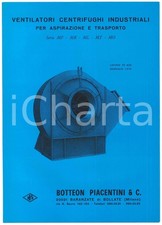 1970 BARANZATE Botteon Piacentini - Listino ventilatori industriali