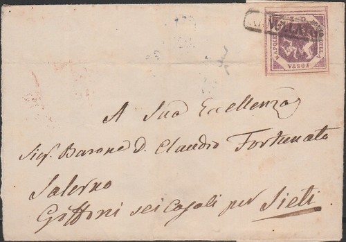 Napoli lettera diretta a - lettera,