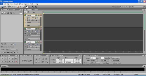 Adobe audition recording - 3.0,