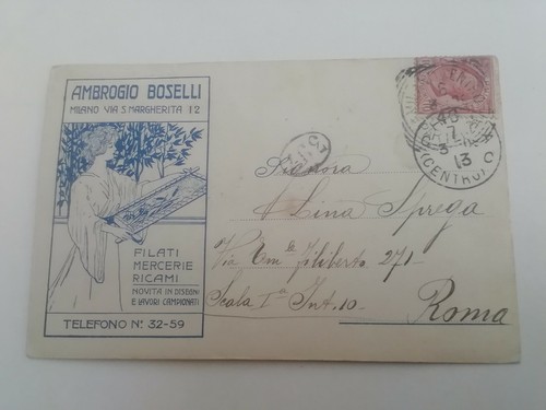 Cartolina pubblicitaria - cartolina,