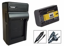 Batteria Patona + Caricabatterie per Sony HDR-CX210E / HDR-CX220E / HDR-CX250E - NP-FV50
