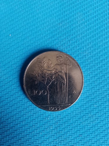 Moneta 100 lire dea - 100, romana